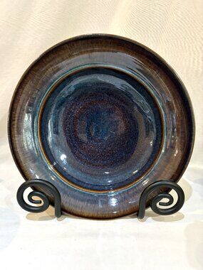 Bill Campbell Art Pottery Bowl 9.5 inch Signed